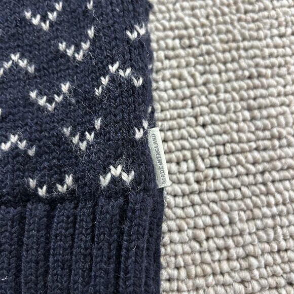 Peregrine Wool Sweater Men’s XXL Blue Birdseye Crewneck England Classic Preppy - Picture 8 of 12